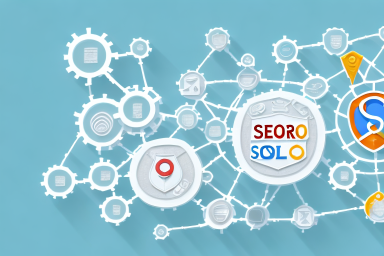 Various seo elements like a location pin